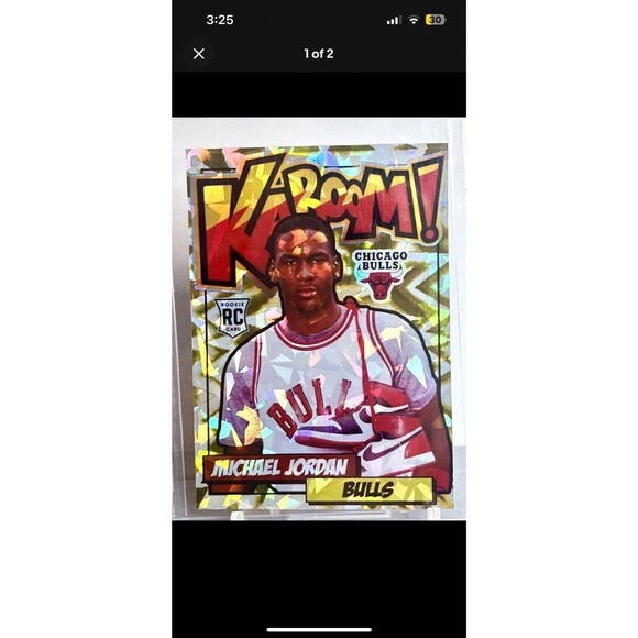 Michael Jordan 16 Card Lot Cracked Ice Holographic Custom Trading Cards Jordan - Picture 9 of 16